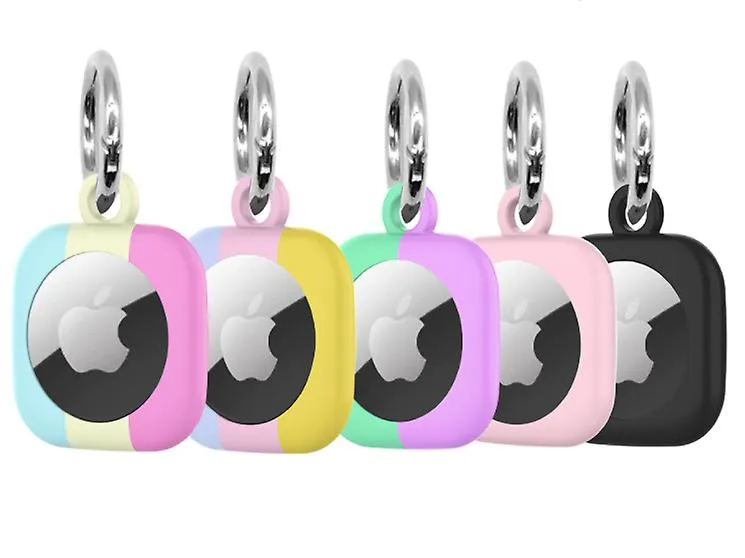 3pcs pink For Airtag Silicone Case, Silicone Case for Apple Anti-lost Device AZ22196