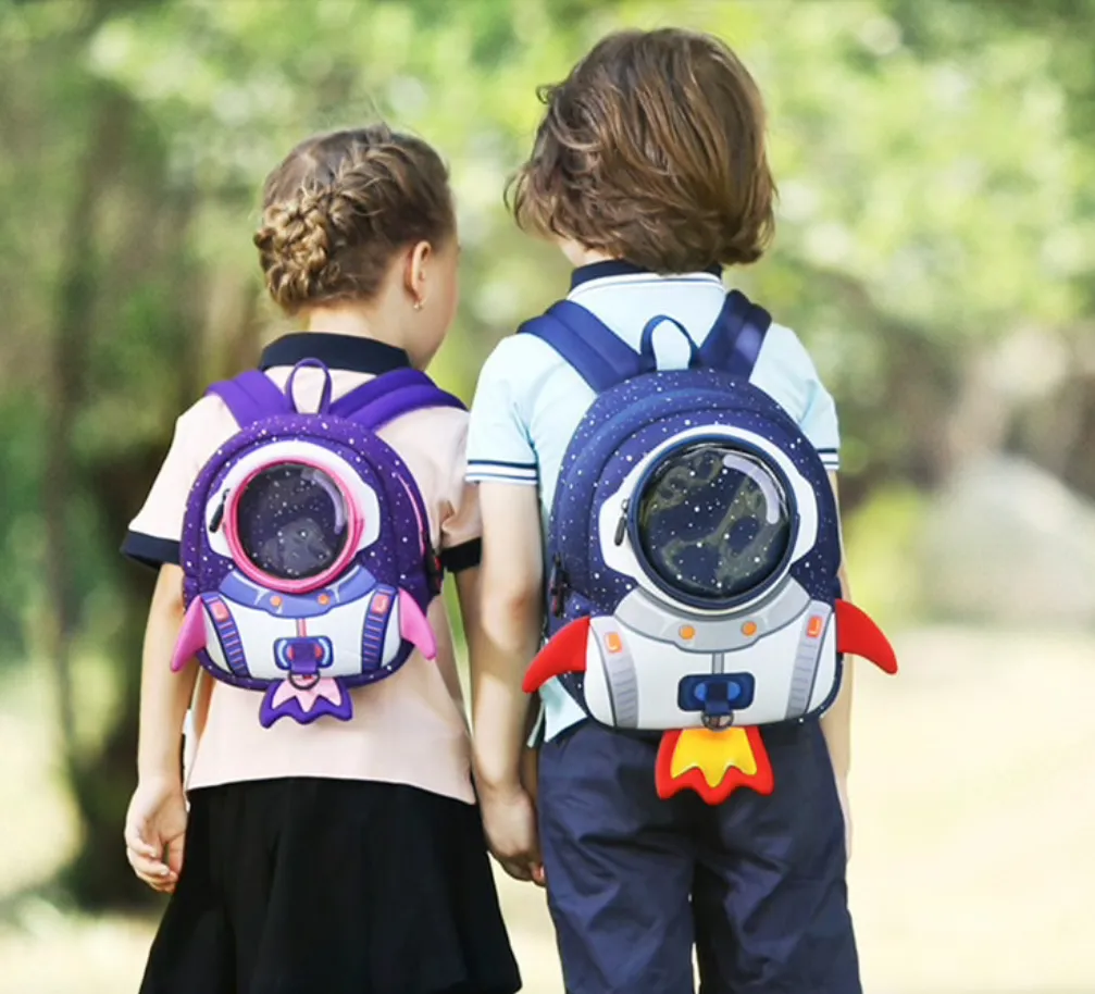Batch New - Purple Rocket Toddler Bag