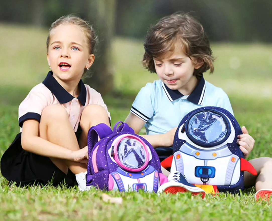 Batch New - Purple Rocket Toddler Bag