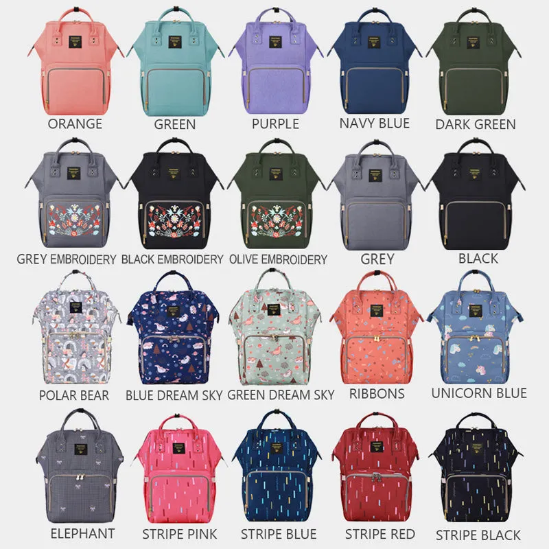 Diaper Bag - Nova Blue & Stroller Hooks