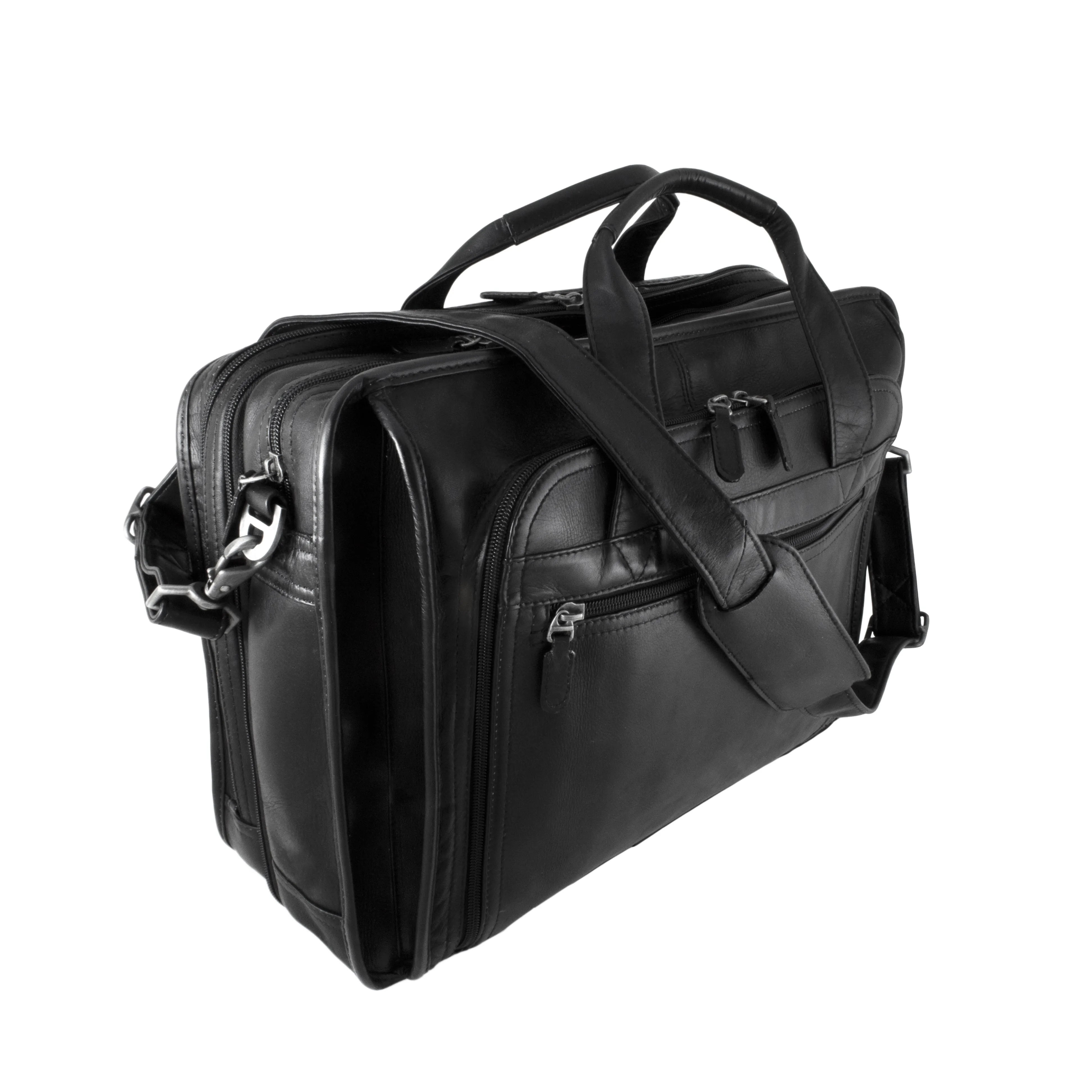Dorado Leather Expandable Fan-File Brief