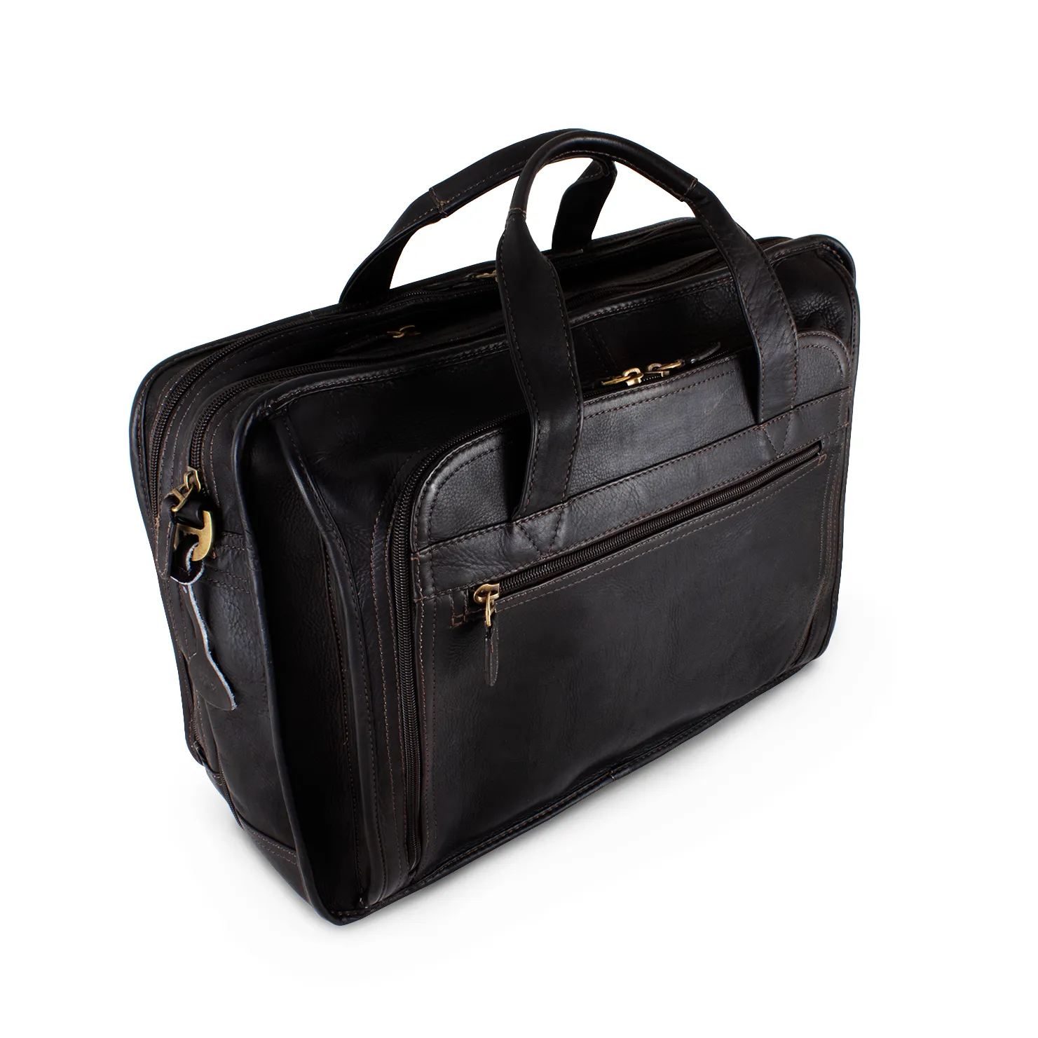 Dorado Leather Expandable Fan-File Brief