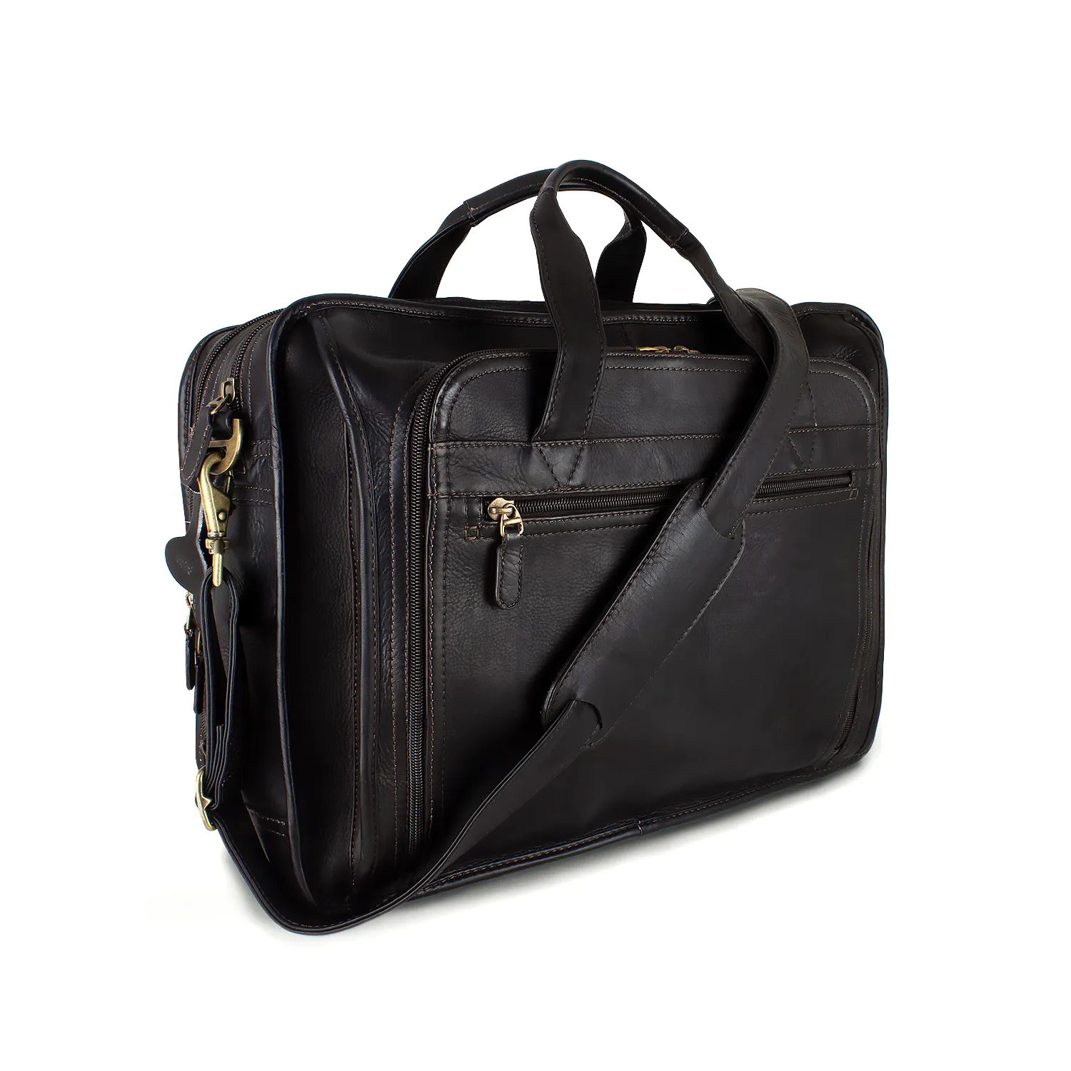 Dorado Leather Expandable Fan-File Brief