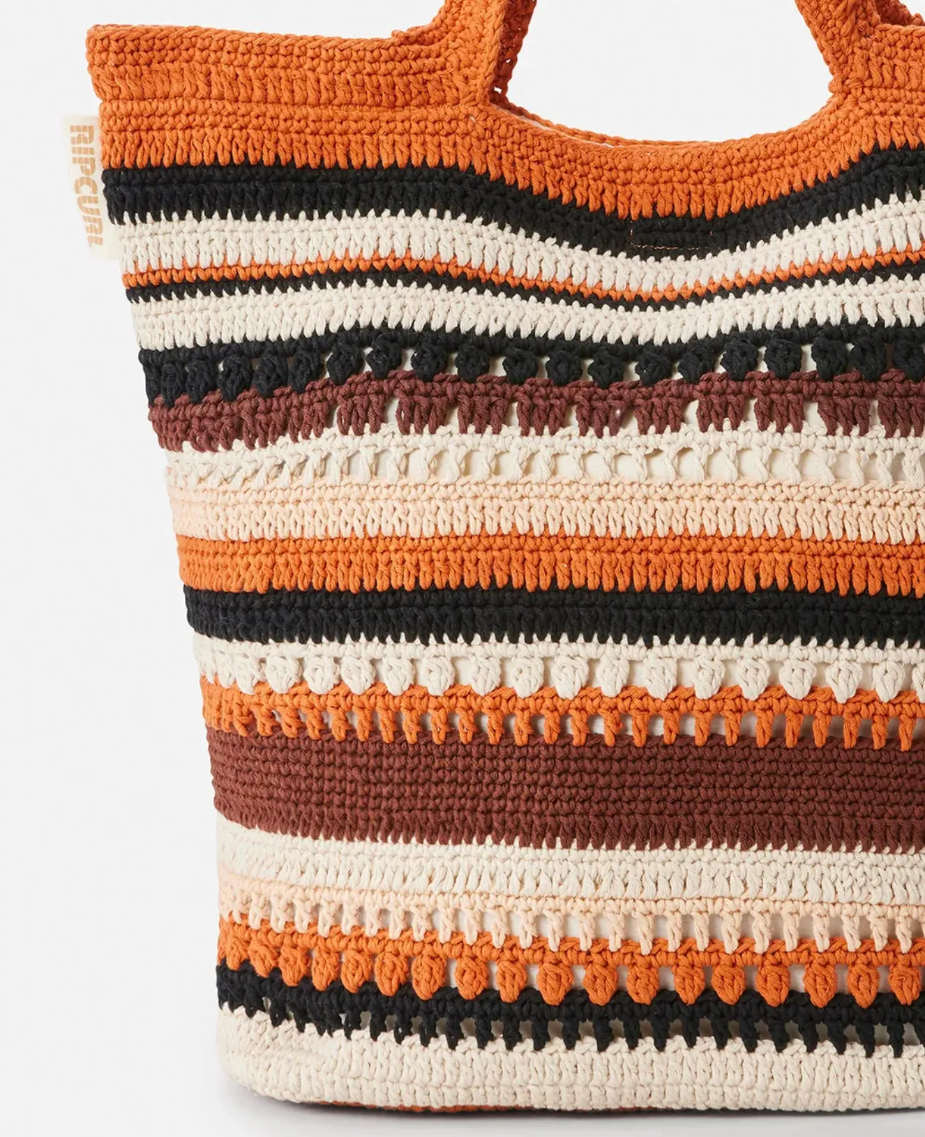 Ellis Crochet 37L Tote Bag (Cinnamon)