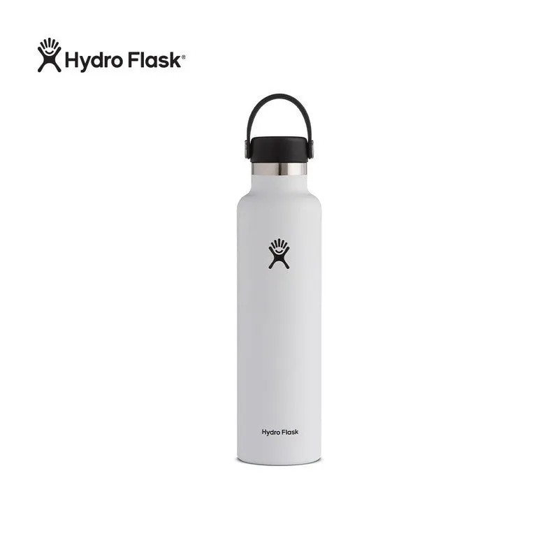 Hydro Flask 24 oz Standard Mouth Flex Cap White