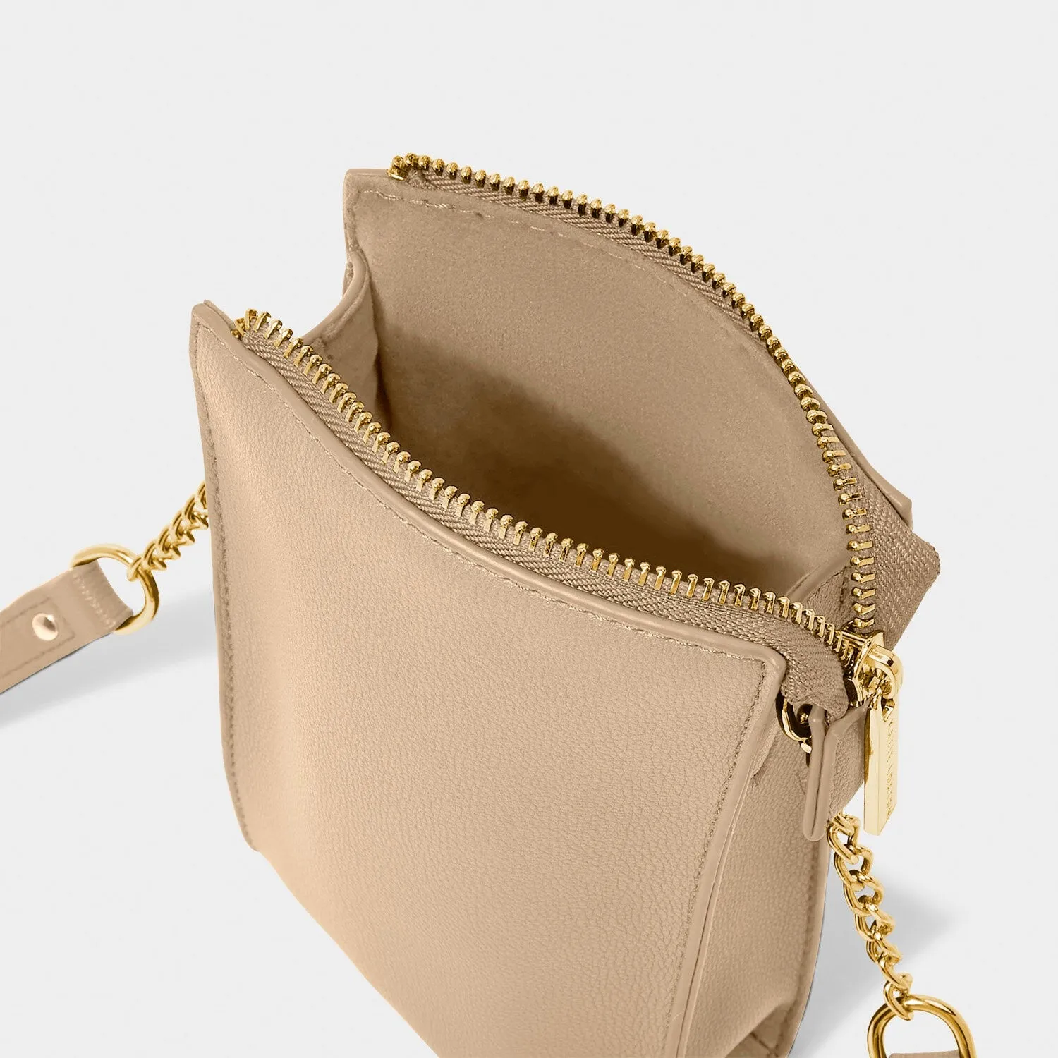 Katie Loxton Zana Slim Crossbody Bag Light Taupe