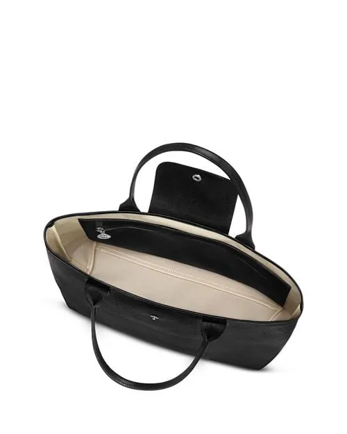 Le Pliage City Longchamp Canvas Tote Bag, Black