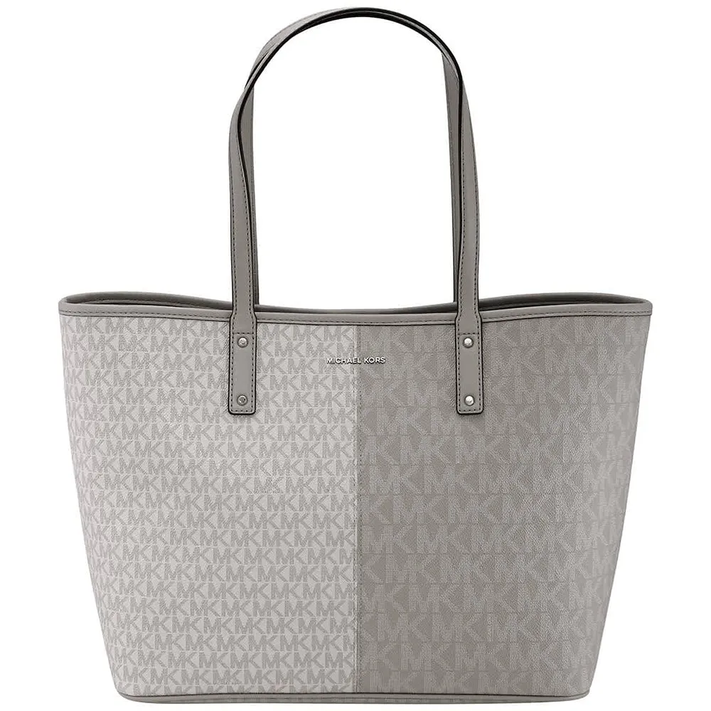 Michael Kors Carter MK Signature VC Tote Bag, Gray