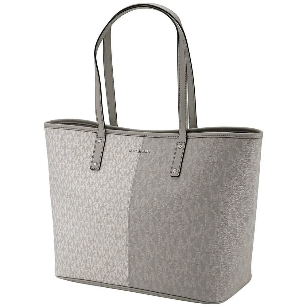 Michael Kors Carter MK Signature VC Tote Bag, Gray