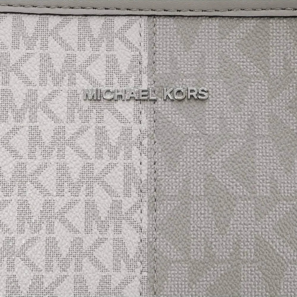 Michael Kors Carter MK Signature VC Tote Bag, Gray