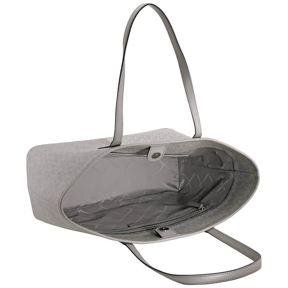 Michael Kors Carter MK Signature VC Tote Bag, Gray