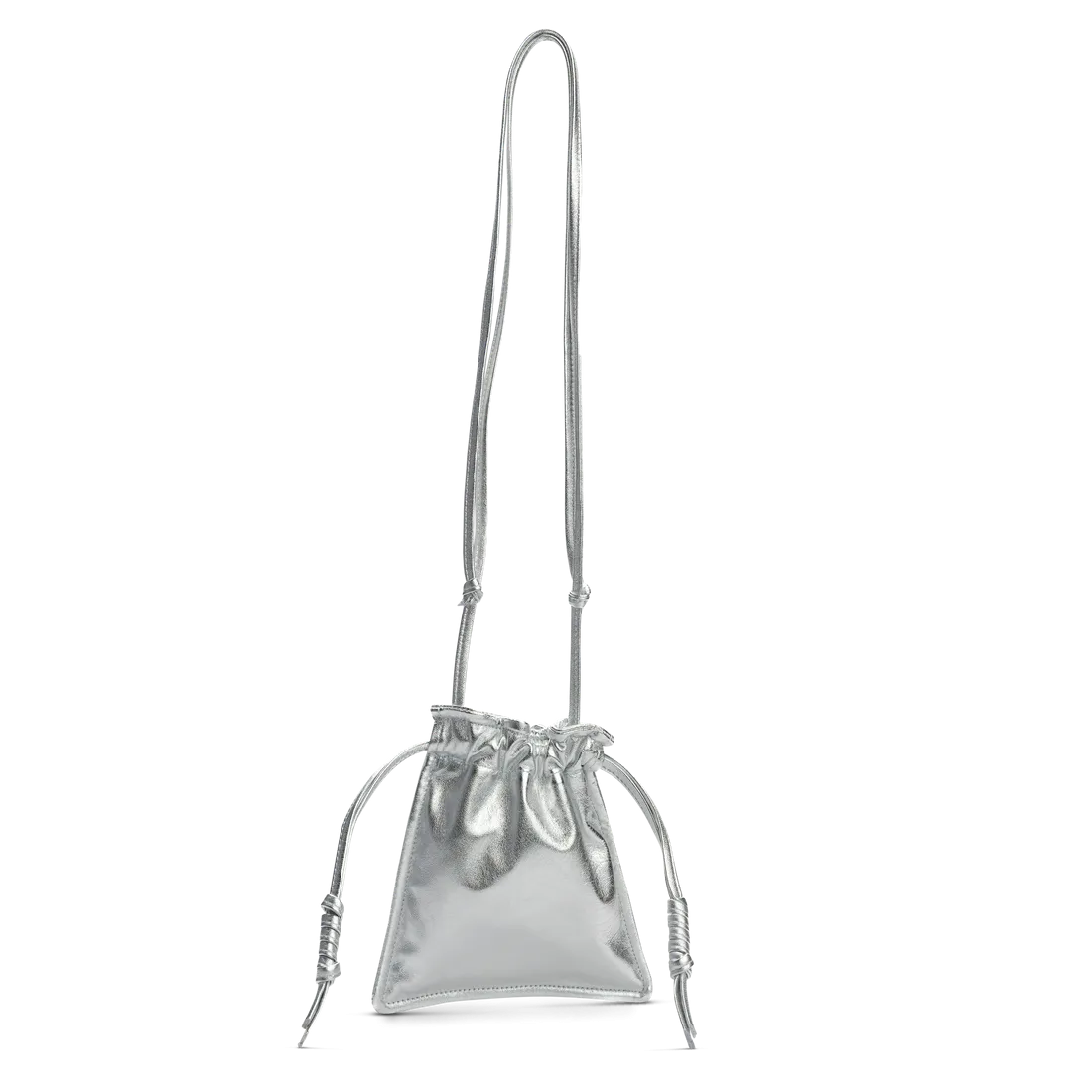 Mini Bowie Handbag in Silver