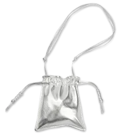 Mini Bowie Handbag in Silver