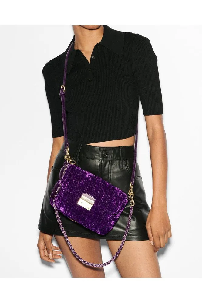 MZ Wallace Crosby Lock Small Crossbody 1582C2141 | Velvet Amethyst
