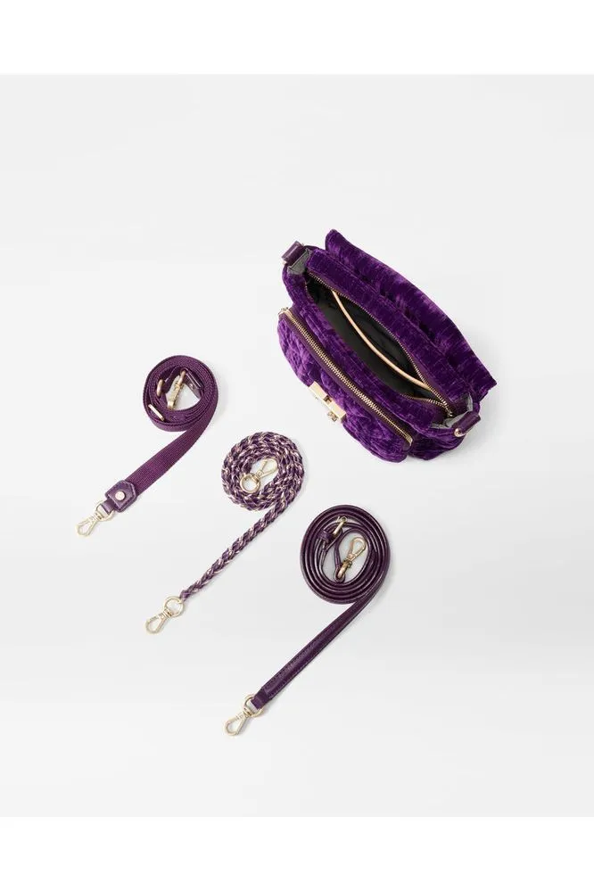 MZ Wallace Crosby Lock Small Crossbody 1582C2141 | Velvet Amethyst