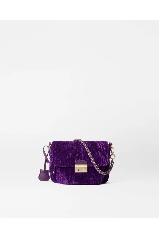 MZ Wallace Crosby Lock Small Crossbody 1582C2141 | Velvet Amethyst