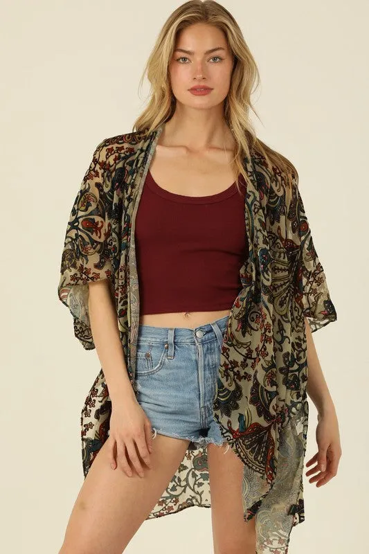 Paisley Kimono