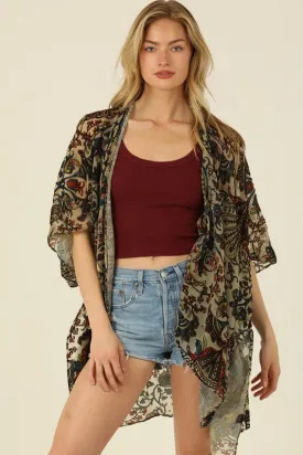 Paisley Kimono