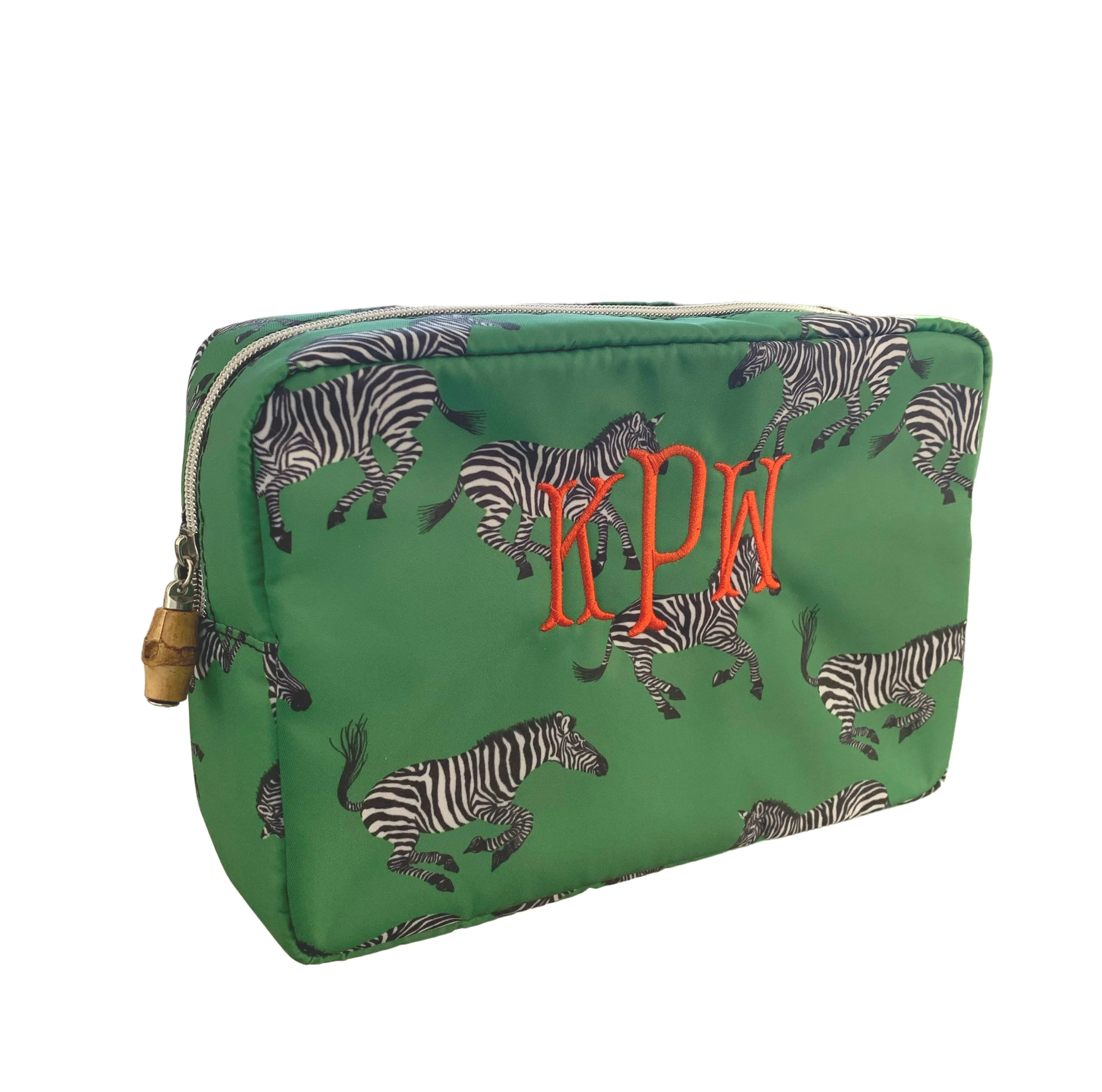 Pink Zebra Big Glam Toiletry Bag