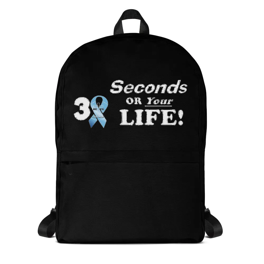 Prostate Cancer Awareness Backpacks