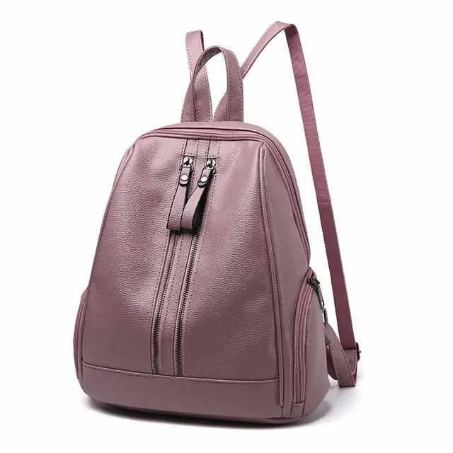 PU Leather Backpacks for Teenage Girls