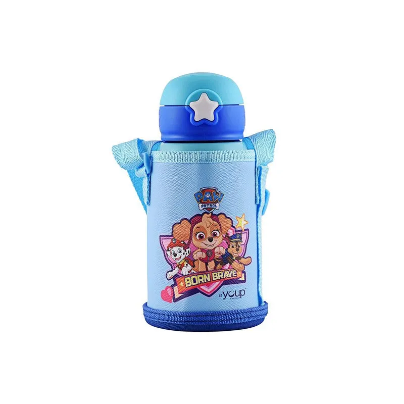 Youp Nippy - 550 ML Stainless Steel Insulated Paw Patrol Kids Sipper Bottle